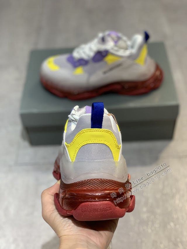 Balenciaga經典款女鞋 巴黎世家新配色氣墊鞋 Balenciaga Triple女士最美老爹鞋  hdbl1050